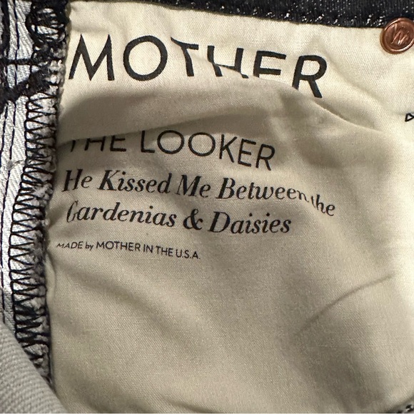 MOTHER Women Jeans 25 The Looker in He Kissed Me Between the Gardenias & Daisies - Picture 9 of 11